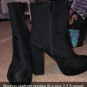 Platform booties